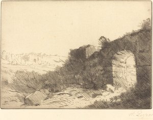 Ruiny rzymskie (Ruiny rzymskie) autorstwa Alphonse Legros