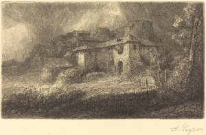 Ruiny zamku Ruiny zamku. autorstwa Alphonse Legros