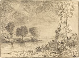 Łosoś Rybak autorstwa Alphonse Legros