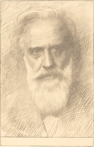 Autoportret. autorstwa Alphonse Legros