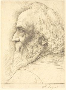 Autoportret, 12. płyta. autorstwa Alphonse Legros