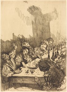 Cień (Ombre) autorstwa Alphonse Legros