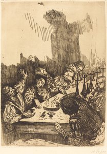 Cień Ombre. autorstwa Alphonse Legros