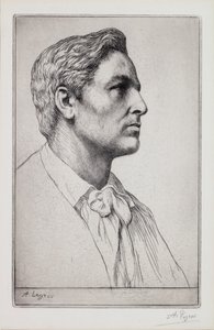 Sir Charles Holroyd (1861-1917) artysta autorstwa Alphonse Legros