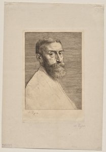 Sir Edward Poynter autorstwa Alphonse Legros