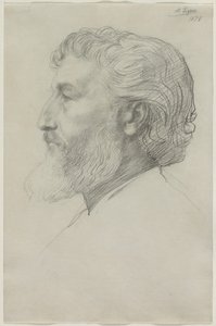 Sir Frederick Leighton autorstwa Alphonse Legros