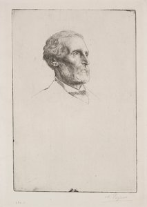 Sir Frederick W. Burton autorstwa Alphonse Legros