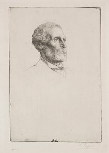 Sir Fredericka W. Burtona. autorstwa Alphonse Legros