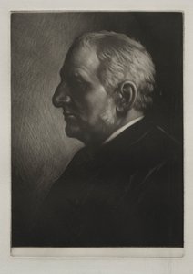 Sir Seymour Haden. autorstwa Alphonse Legros