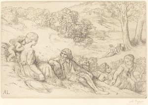 Wiosna Wiosna. autorstwa Alphonse Legros