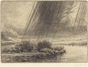 Burza Burza. autorstwa Alphonse Legros