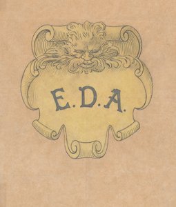 Studium do tabliczki z brązu dla Edwarda D. Adamsa, ca. 1892. autorstwa Alphonse Legros