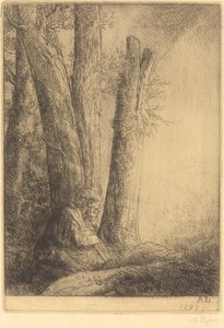 Studium dla syna marnotrawnego Jego studium dla dziecka marnotrawnego. autorstwa Alphonse Legros