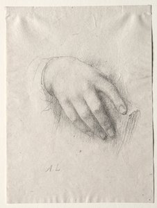 Studium rąk autorstwa Alphonse Legros