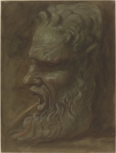 Badanie maski autorstwa Alphonse Legros