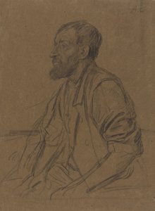 Studium robotnika. autorstwa Alphonse Legros