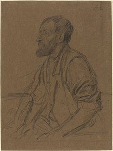 Studium robotnika autorstwa Alphonse Legros