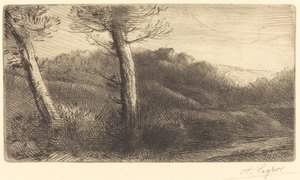 Zachód słońca autorstwa Alphonse Legros