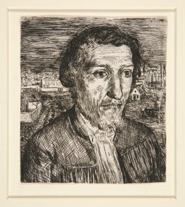 Głowa stolarza (Carpenter autorstwa Alphonse Legros
