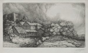 Farma opactwa autorstwa Alphonse Legros