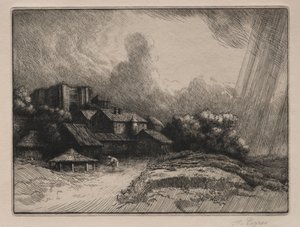 Farma opactwa autorstwa Alphonse Legros