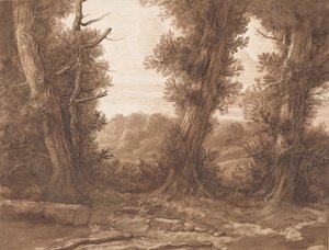 Wielkie Drzewa. autorstwa Alphonse Legros