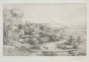 Kładka Kładka. autorstwa Alphonse Legros