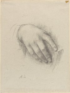 Ręka córki artysty autorstwa Alphonse Legros