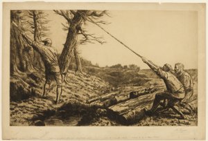 Drwale, drugi talerz autorstwa Alphonse Legros