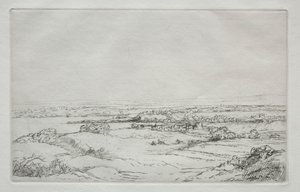 Łąka nad jeziorem autorstwa Alphonse Legros