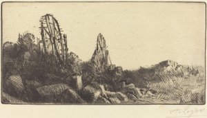 Stare tereny wyścigowe w Montrouge autorstwa Alphonse Legros