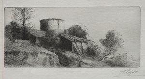 Wieża Gołębi autorstwa Alphonse Legros