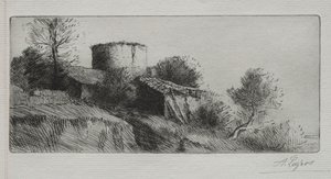 Wieża Gołębi. autorstwa Alphonse Legros