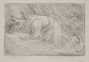 Os coletores de galhos. polonês autorstwa Alphonse Legros