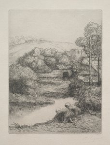 Pralnia autorstwa Alphonse Legros
