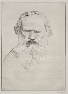 Tołstoj. autorstwa Alphonse Legros