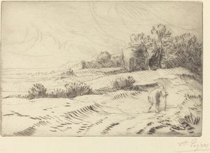 Wycieczka do wieży La. autorstwa Alphonse Legros