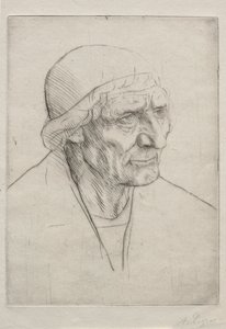 Głowa Błogosławieństwa. autorstwa Alphonse Legros