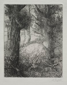 Kopce galijskie. autorstwa Alphonse Legros