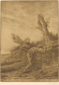 Twórcy gałązek Twórcy gałązek. autorstwa Alphonse Legros