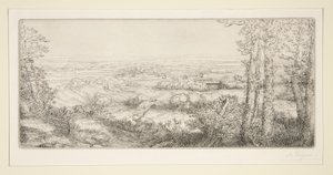 Dolina w Burgundii (Dolina w Burgundii) autorstwa Alphonse Legros