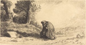 Włóczęga poruszający się po pasie Włóczęga poruszający się po pasie. autorstwa Alphonse Legros