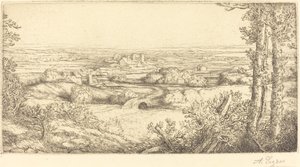 Dolina w Burgundii Dolina w Burgundii. autorstwa Alphonse Legros