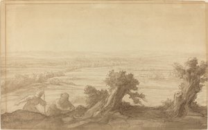 Widok na płaską krainę, 1906. autorstwa Alphonse Legros
