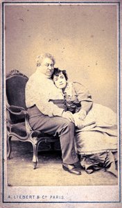 Alexandre Dumas i Miss Menken – Alphonse Liebert & C (zdjęcie)