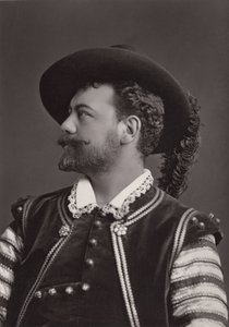 Portret Victora Maurela (1848-1923) francuskiego barytonu jako Don Giovanni Mozarta - fotografia Alphonse Justin Liebert (1827-1914)