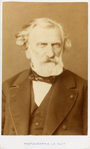 Portret kompozytora Ambroise Thomasa 1811-1896.