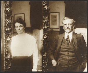 [Portret Alfonsa Muchy i jego żony].