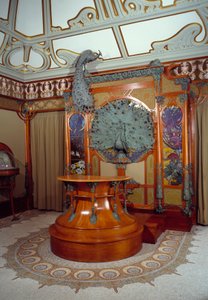 Art Nouveau: wystrój wnętrz sklepu jubilerskiego Georgesa Fouqueta (1862-1957) w Paryżu autorstwa Alphonse Mucha