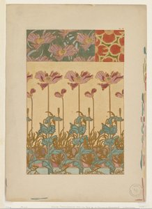 Dokumenty Decoratif: Orientalne maki autorstwa Alphonse Mucha